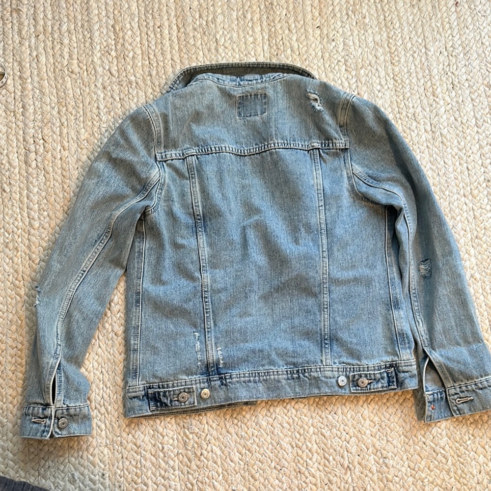 Distressed Denim Jacket - Picture 2 of 10